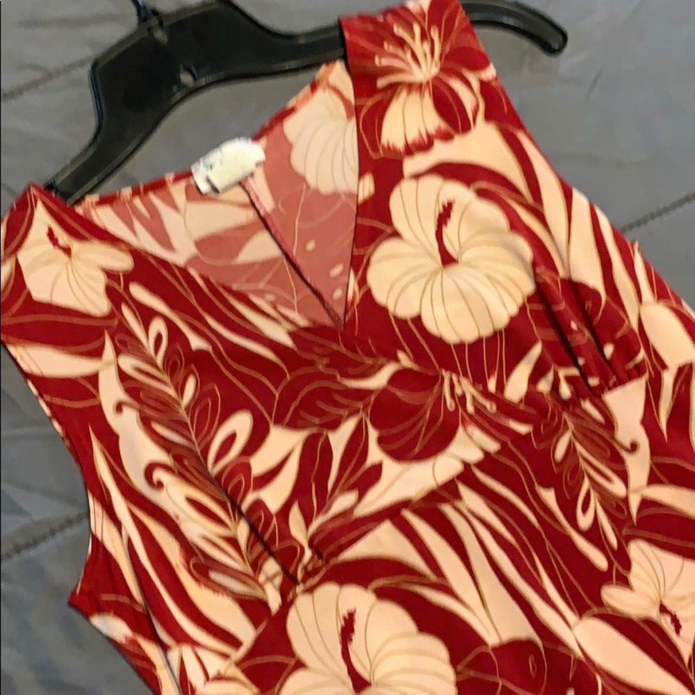 🛑🛑❌ SOLD❌🛑🛑🛑 Taboo floral sleeveless dress
